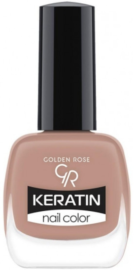 GOLDEN ROSE лак Keratin Nail 20, нежно-коричневый 10.5 мл