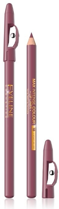 Eveline Cosmetics Контурный карандаш Eveline для губ 18-light plum серии max intense colour карандаш