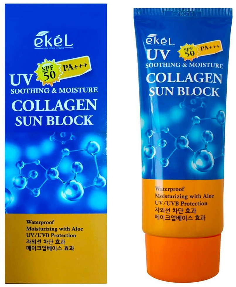 EKEL Collagen Sun Block SPF50 крем для тела 70 мл, фото 1