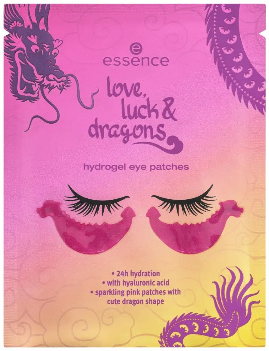 Патчи Essence гелевые Love, luck & dragons увлажняющие 1 шт, фото 1