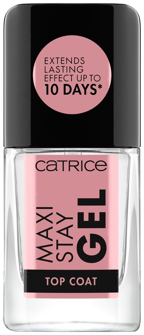 Catrice верхнее покрытие Maxi stay TOP COAT прозрачный глянцевое 10.5 мл, фото 1