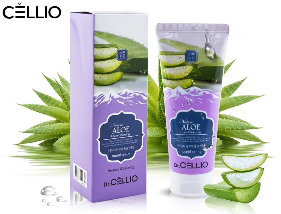 Dr.Cellio Nature Aloe Foam Cleansing пенка 100 мл