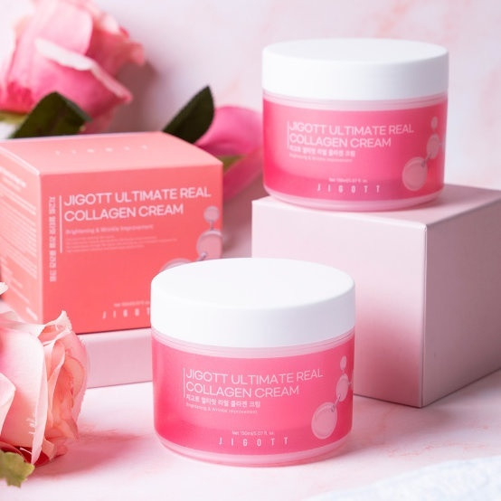 JIGOTT крем Ultimate Real Collagen для лица 150 мл