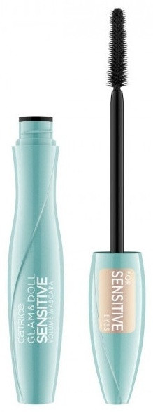 Тушь для ресниц Catrice Glam and Doll Sensitive для объема, удлиняющая черный