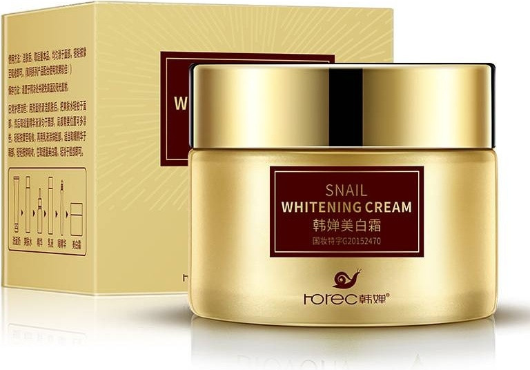 ROREC крем Snail Whitening Cream для лица 50 мл