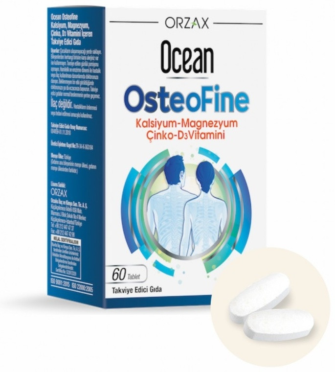 ORZAX Ocean Osteofine капсулы/таблетки 200 мг 60 шт