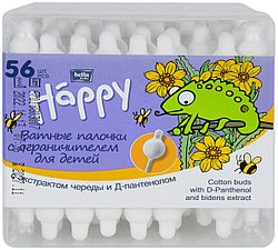 Bella ватные палочки Baby Happy череда и Д-пантенол 56 шт