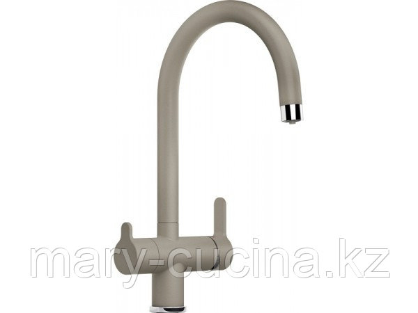 Кухонный Смеситель Гранит Trima серый беж (526220), фото 1