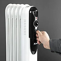 Масляный обогреватель 230 В, 1000 Вт, до 10 кв.м ,MTX OCH-1000, MTX