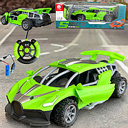 JT642 Спортивная машина двери открываются от пульта на р/у, 4 функции,(зеленая), 29*10см, фото 2