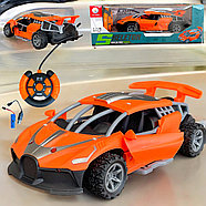 JT642 Спортивная машина двери открываются от пульта на р/у, 4 функции,(оранжевая), 29*10см, фото 3