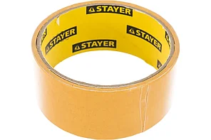 Лента двухсторонняя клейкая, на полипропиленовой основе, STAYER MASTER 38 мм, 5 м