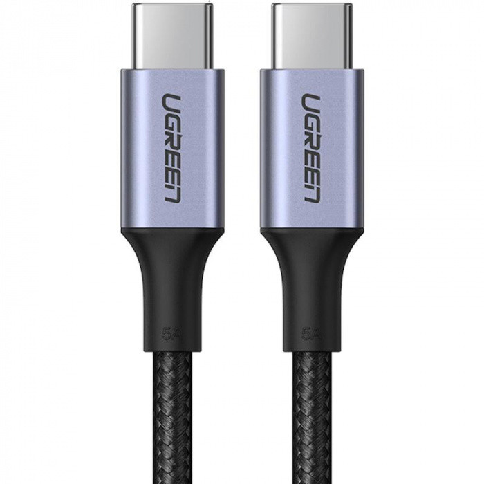 ugreen Кабель UGREEN US316 USB C - USB C 480Mbps 5A QC4.0/PD3.0 100W 1m (70427)