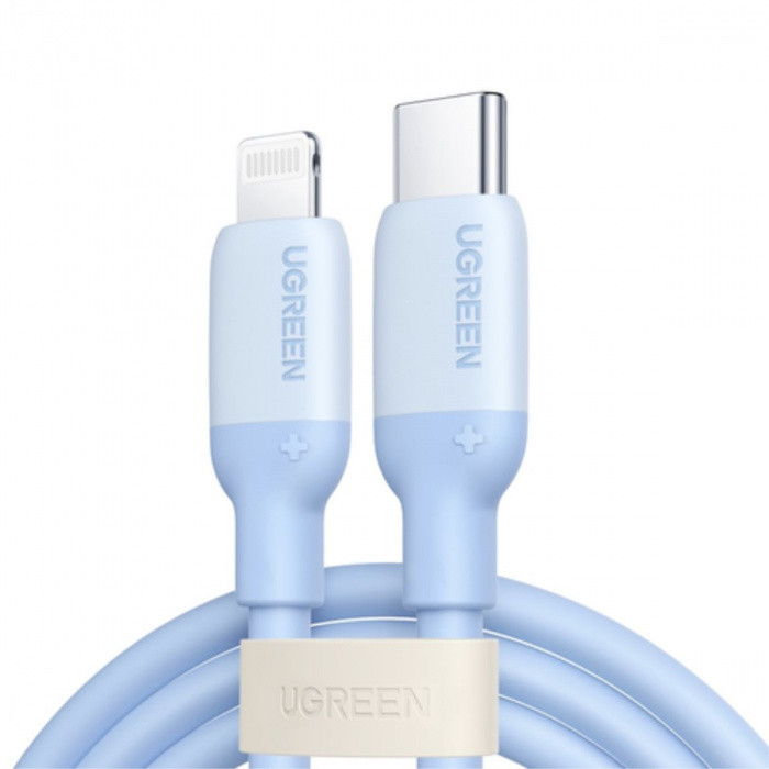 ugreen Кабель Ugreen US387  USB-C to Lightning Navy blue 1m 20313