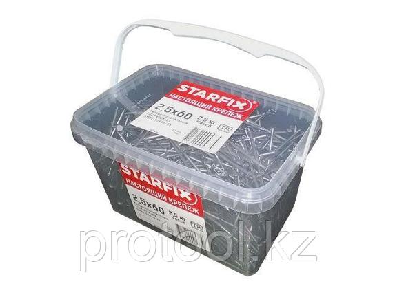 Гвозди строительные 4.0х120 мм ГОСТ 4028-63 (2.5 кг в пласт. ведре) STARFIX (STARFIX) (SMB1-66008-25), фото 1