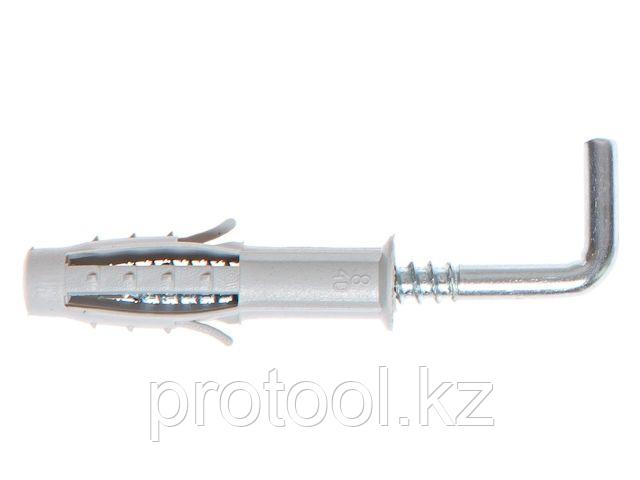 Дюбель с Г-образным крючком 6х35 мм (20 шт в пласт. конт.) STARFIX (STARFIX) (SMP1-91282-20)