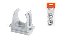 Крепеж-клипса для трубы ПВХ/ПНД 20мм (10шт) ЮПИТЕР (ЮПИТЕР) (JPZ3-3120-02-10)