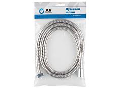 Шланг душевой, SUS/PVC, 1/2" г-г 150 см, мат., AV Engineering (Гайка цинк, 7 бар) (AV Engineering) (AVSSS-027)