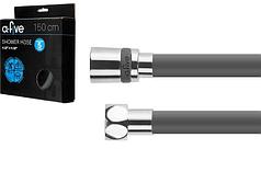 Шланг душевой, Si, 1/2" г-г 150 см, графит, a-five (Гайка латунь (anti-twist), 25 бар) (a-five) (A5-028GRPH)