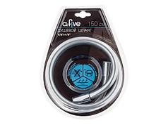 Шланг душевой, PVC, 1/2" г-г 150 см, серебро, a-five (Гайка латунь (anti-twist)) (a-five) (A5-007)