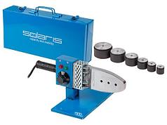 Сварочный аппарат для полимерных труб Solaris PW-1002 (1000-1100 Вт; 6 насадок: 20, 25, 32, 40, 50, 63 мм)