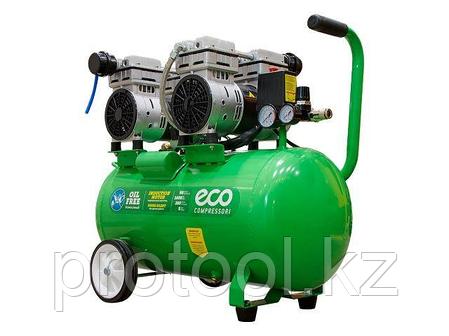Компрессор ECO AE-50-OF1 безмасляный (280 л/мин, 8 атм, коаксиальный, безмасляный, ресив. 50 л, 220 В, 1,6, фото 1