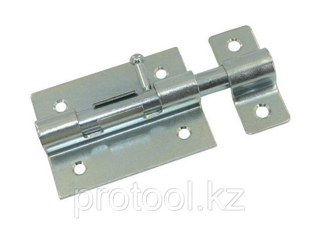 Задвижка дверная 82 мм ЗД-07, белый цинк STARFIX (STARFIX) (SMP-98639-1) - фото 1 - id-p121854093