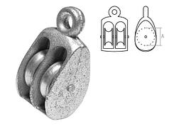 Блок двойной металл 40 мм STARFIX (STARFIX) (SMP-10882-1)