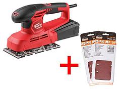 Виброшлифмашина WORTEX SS 2230-1 E в кор.+ АКЦИЯ! (Шлифлисты GEPARD 93х230 мм Р80 и Р120 в подарок!) (WORTEX)