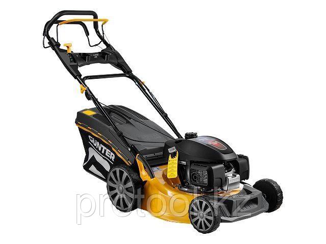 Газонокосилка бензиновая GUNTER LMB-482 SV самоходная (4.2 л.с.(HONDA), шир. 48 см, самоходная (вариатор),