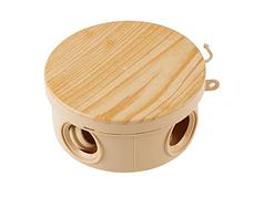 Коробка распаечная ОП 85х40мм, сосна, 4 мембр. вх. IP54 ЮПИТЕР (ЮПИТЕР) (JP7113-08)