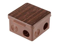 Коробка распаечная ОП 80х80х50мм, бук, 7 мембр. вх. IP54 ЮПИТЕР (ЮПИТЕР) (JP7113-11)