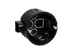 Коробка установочная (подрозетник) 68х40мм, винты, стык.узлы IP20 ЮПИТЕР (для сплошных стен) (ЮПИТЕР)