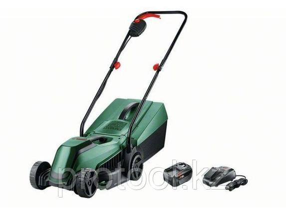 Газонокосилка аккумуляторная BOSCH EasyMower 18V-32-200 (шир. 320 мм, выс. 20-60 мм, травосборник 31 л), фото 1
