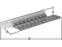 Держатель балки левый 40х190 мм DB L белый цинк STARFIX (STARFIX) (SMP-17293-1)