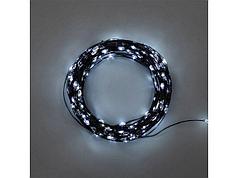 Гирлянда "Роса" 20 м, 200LED, IP20, зеленый провод, белое свечение (С контроллером. Тип питания: 230В)