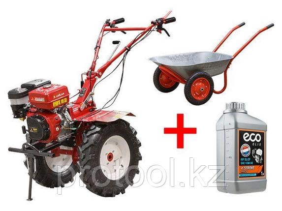 Мотоблок бенз. ASILAK SL-133X АКЦИЯ + Тачка сад. (150кг, 2 колеса), Масло 4-т 1л (13.0 л.с., колесо 6.00-12,, фото 1