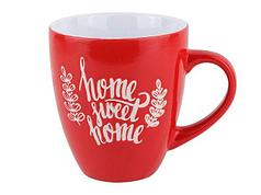 Кружка керамическая, 400 мл, Любимый дом, красная, PERFECTO LINEA (PERFECTO LINEA) (30-388604)