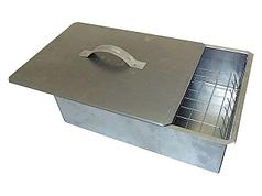 Коптильня, 1-ноярусная, 350х250х100мм, (сталь 0,5мм), PERFECTO LINEA (PERFECTO LINEA) (47-350250)