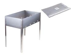 Мангал сборный "Эконом" в плёнке (400х250х400х0,4толщ), PERFECTO LINEA (PERFECTO LINEA) (47-750575)