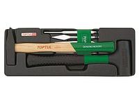Набор-сет молотки, выколотки и зубила 7пр. 136х364мм TOPTUL (TOPTUL) (GCAT0701)
