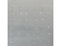 Гирлянда "Дождь" 2х1,5 м, 15 нитей, 10LED/нить, IP44, прозрачный ПВХ, белое свечение NEON-NIGHT (мерцающий