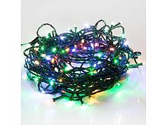 Гирлянда "Твинкл Лайт" 4 м, темно-зеленый ПВХ, 25 LED, цвет мультиколор (Применяется для эксплуатации в