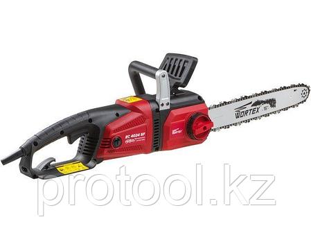Пила цепная электрическая WORTEX EC 4024 SF шина 40 см (16"), 3/8" LP, 1.3 мм 2400 Вт (бескл. натяж. цепи, пл., фото 1