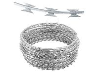 Проволока армированная колючая Егоза АКЛ 500х40х3 (рулон 10 м.п.) (ПРОСТ) (АКЛ-500-40-3)