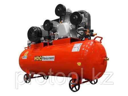 Компрессор HDC HD-A203 ременной (900 л/мин, 10 атм, ременной, масляный, ресив. 200 л, 380 В, 6.50 кВт) (HDC, фото 1