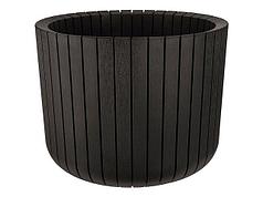 Кашпо ШАТО D250мм H200мм 8л (коричневый ротанг) IDEA (IDEA) (М3039)