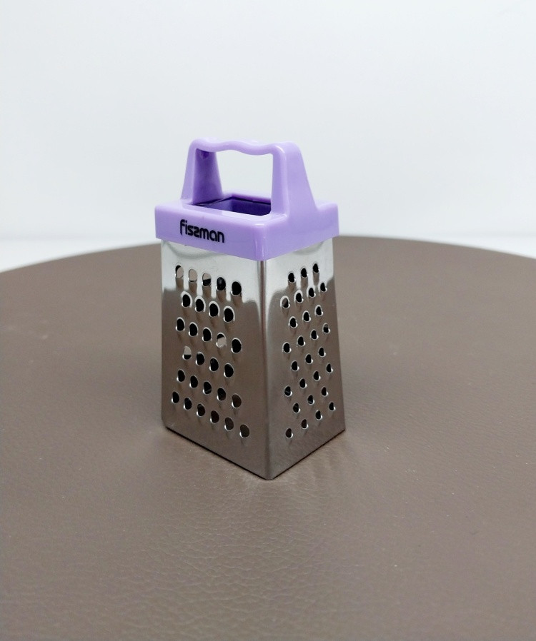 7204 FISSMAN Терка четырехсторонняя MINI 7 см (нерж. сталь)
