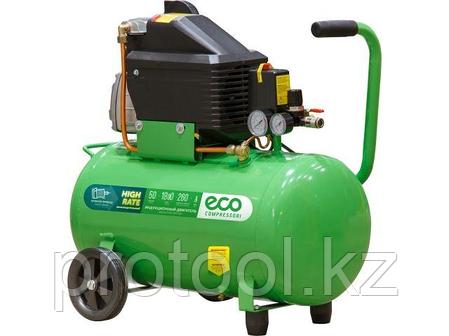 Компрессор ECO AE-501-4 коаксиальный (260 л/мин, 8 атм, коаксиальный, масляный, ресив. 50 л, 220 В, 1.80 кВт), фото 1