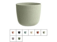 Кашпо с поддоном Viola (Виола) d-12 cм, DRINA (цвета в ассортименте) (DRINA) (10590)
